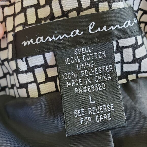 Marina Luna women's open blazer size Large - Picture 6 of 7